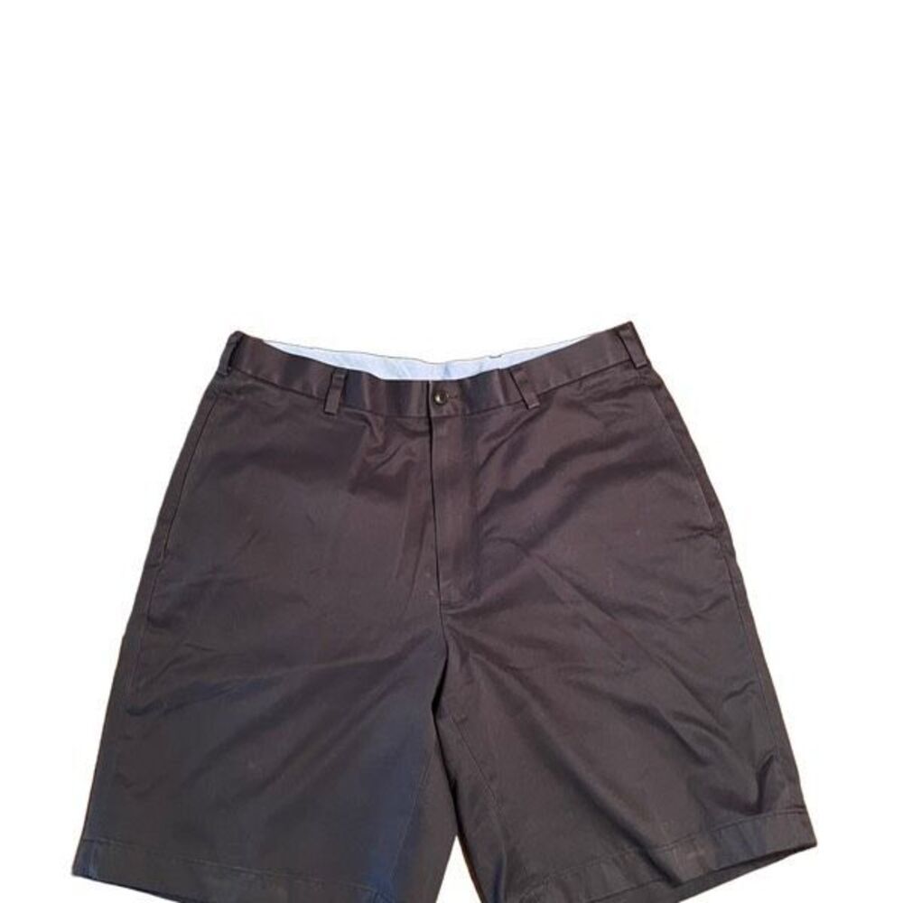 Brooks Brothers Lightweight Advantage Chino Shorts Mens 35 (34) Navy Blue 9" Ins
